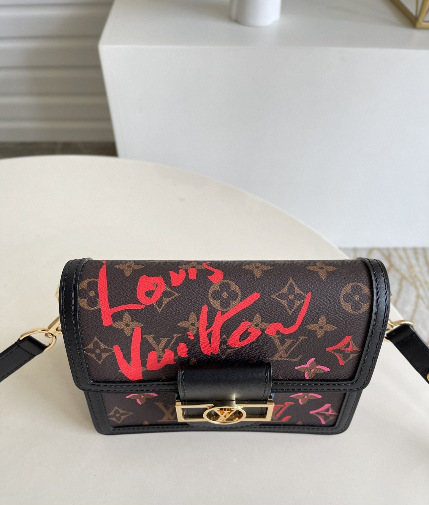 Top Quality Mini Dauphine Bags Fall In Love With Monogram Canvas Brown For Women 20cm Top Quality M45889
