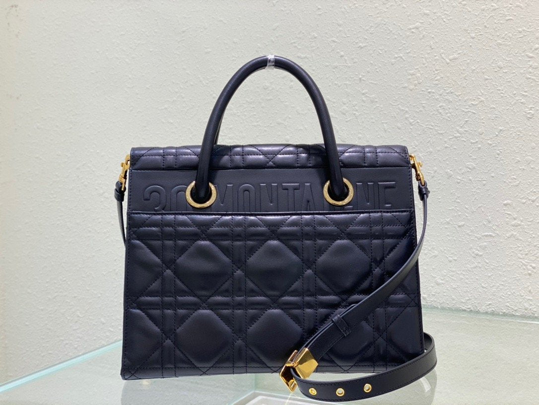 Top Quality Micro 30 Montaigne Bag Black, For Women, Womens Handbags 15cm/6in CD S2110UMOS_M900