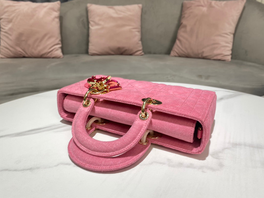 Top Quality Lady D-Joy Bag Pink, For Women Womens Handbags 26cm/10in CD M0540WTJA_M929