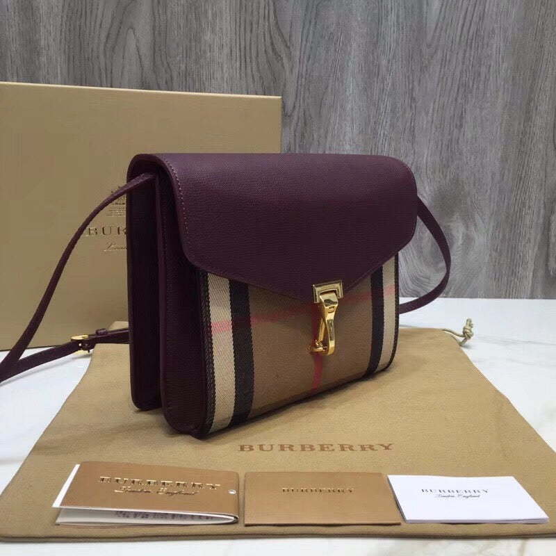 Top Quality Small  Check And Crossbody Bag Purple For Women, Bags 9in/24cm