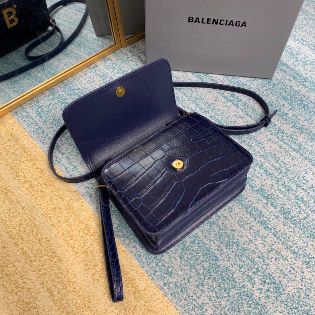 Top Quality Bolso Bandolera B In Dark Blue , For Women,  Bags 7in/18cm