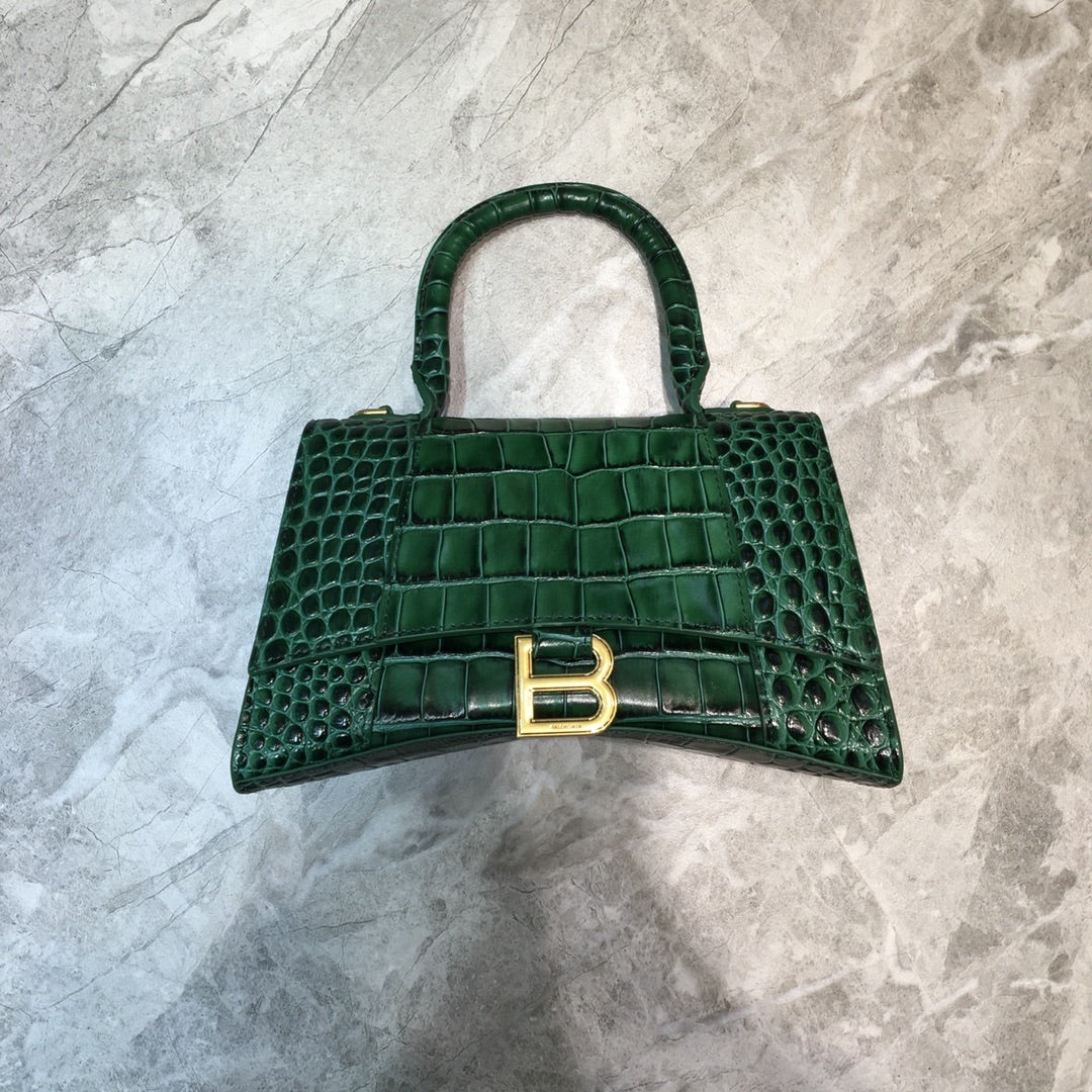 Top Quality Hourglass Small Handbag In Dark Green, For Women,  Bags 9in/23cm 5935461LRGM3011