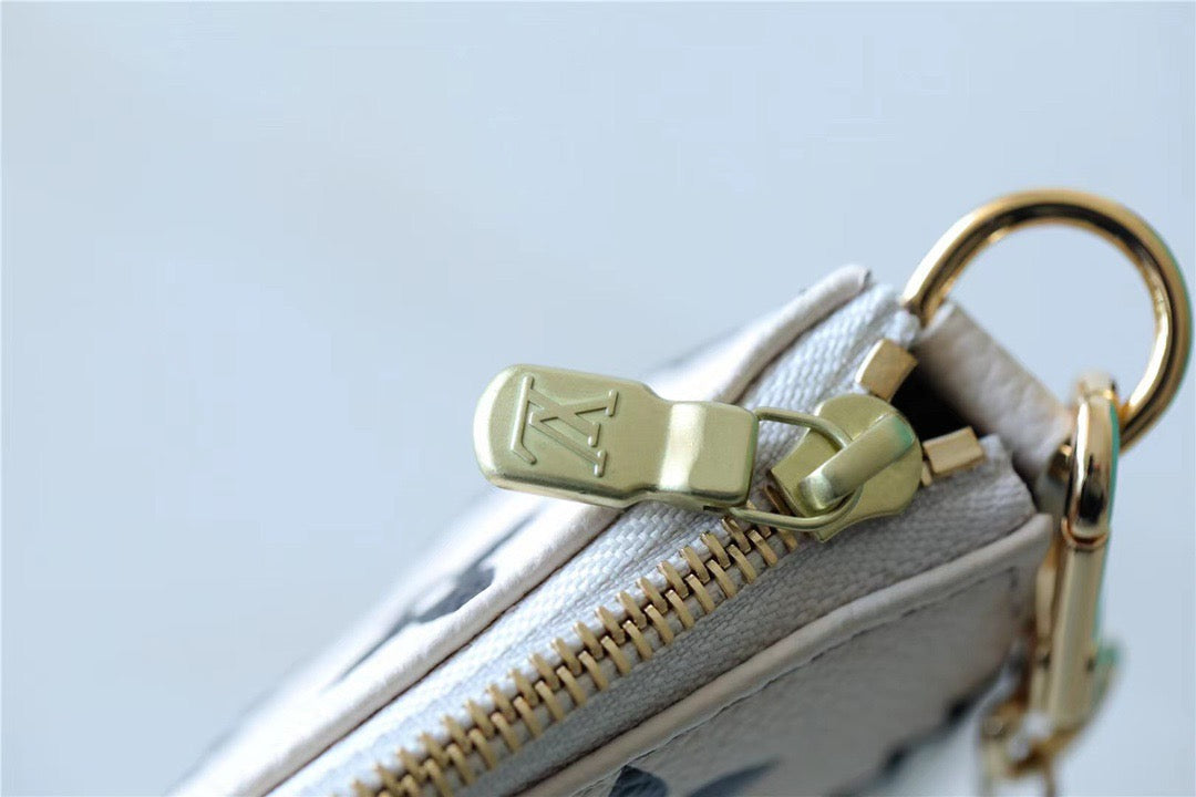 Top Quality Mini Pochette Accessoires Monogram Empreinte White For Women, Womens Handbags, Shoulder Bags And Crossbody Bags 6.1in/15.5cm Top Quality 