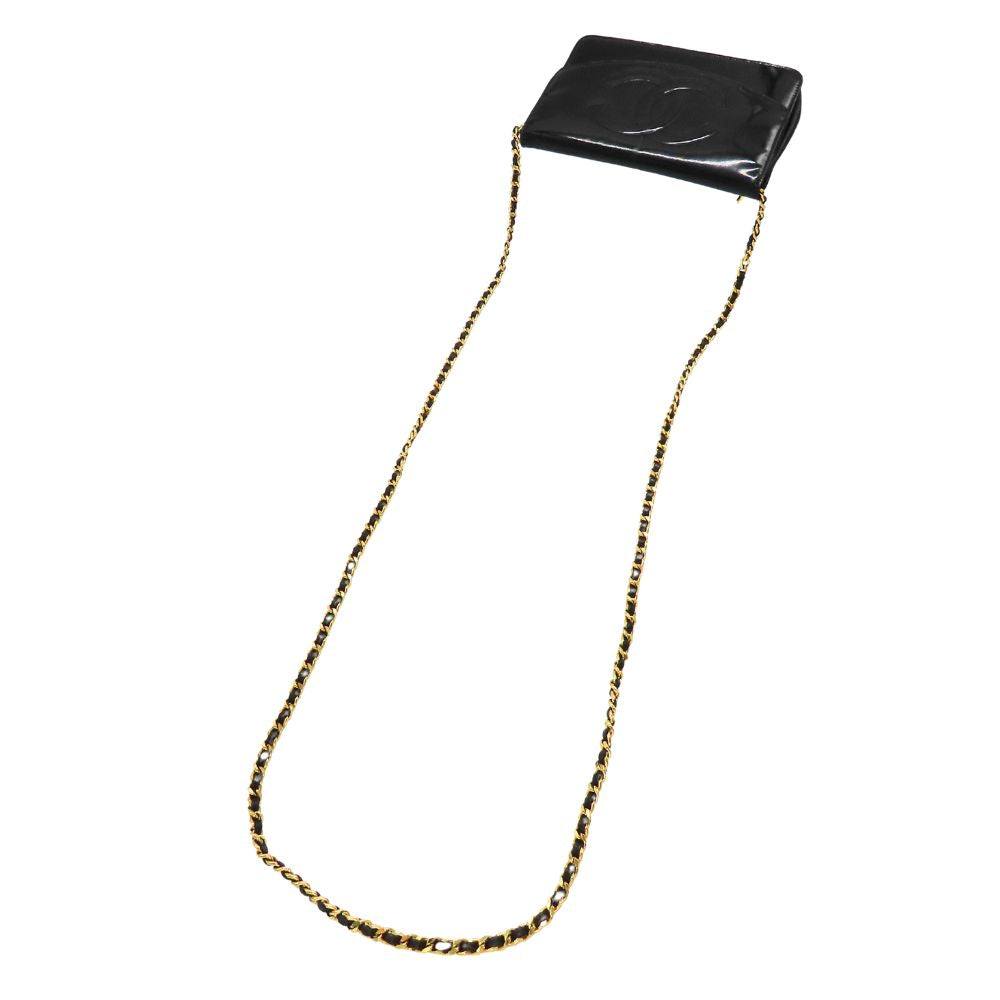 Chanel Chain Wallet Patent Leather 2way Shoulder Bag