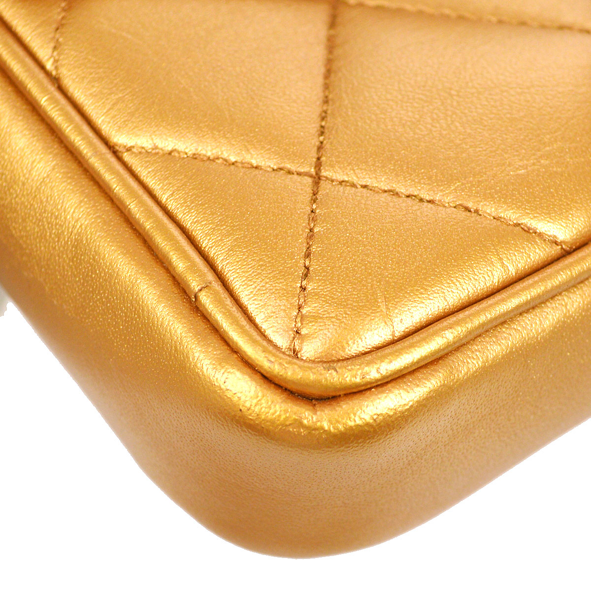 Chanel 1991-1994 Belt Bag Bronze Lambskin