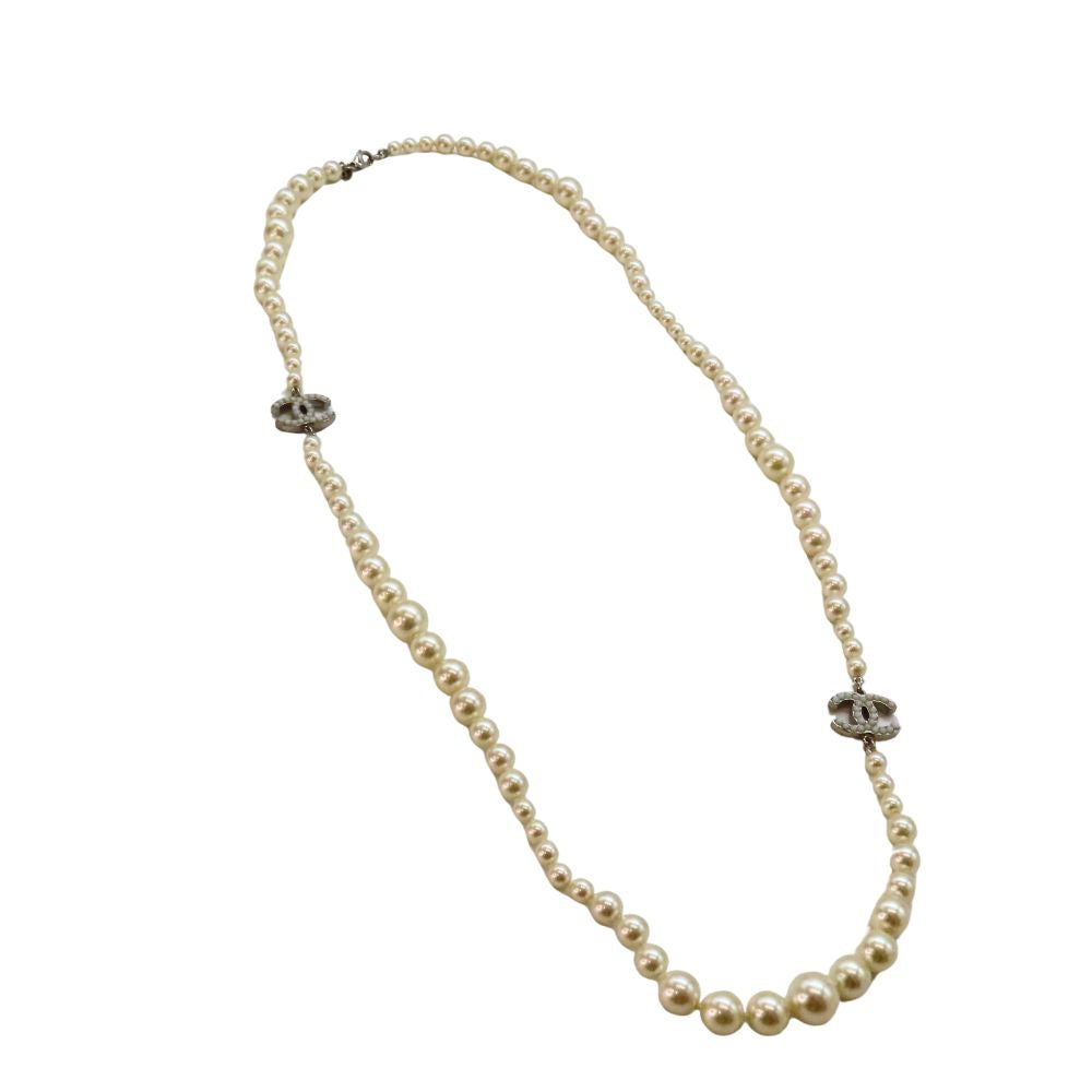 Chanel Long Pearl Necklace Necklace