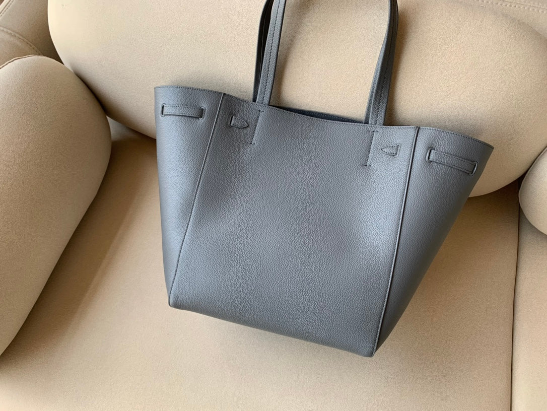 Top Quality Small Cabas Phantom In Soft Grained Grey For Women 12in/31cm 189023TNI.10DC