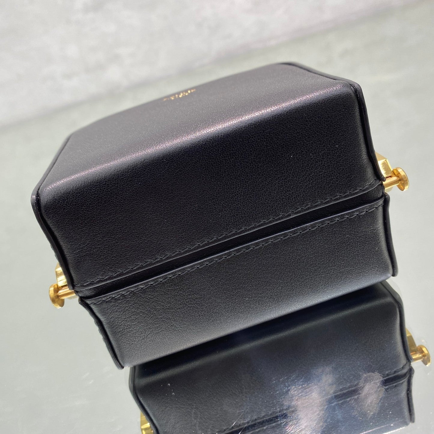 Top Quality Triomphe Minaudiere Black For Women 4in/10cm