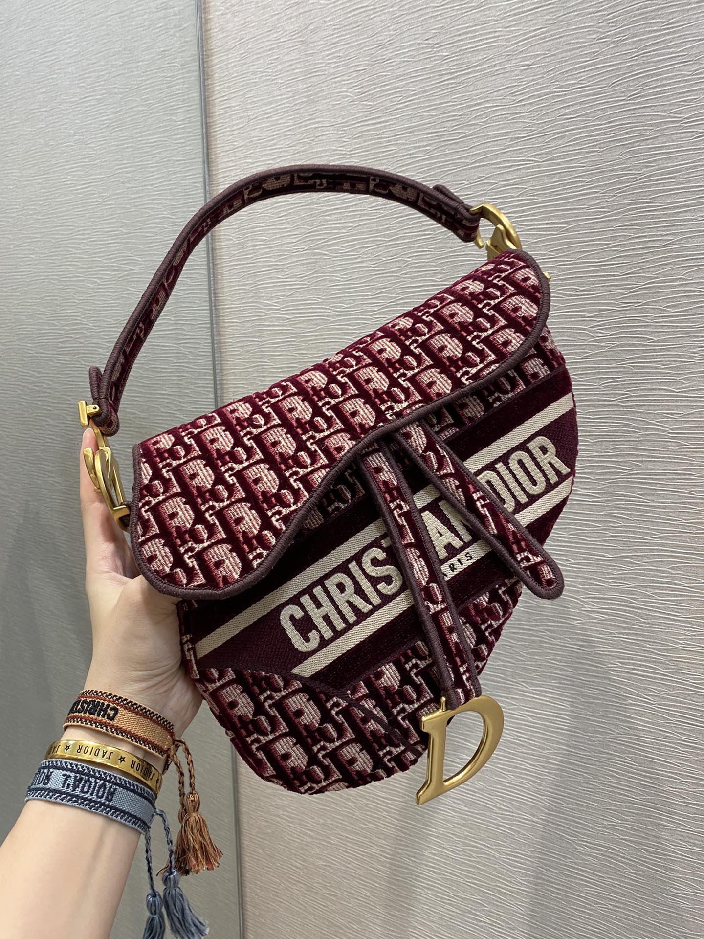 Top Quality Saddle Bag Red For Women 10in/26cm CD M0446CTZQ_M17E