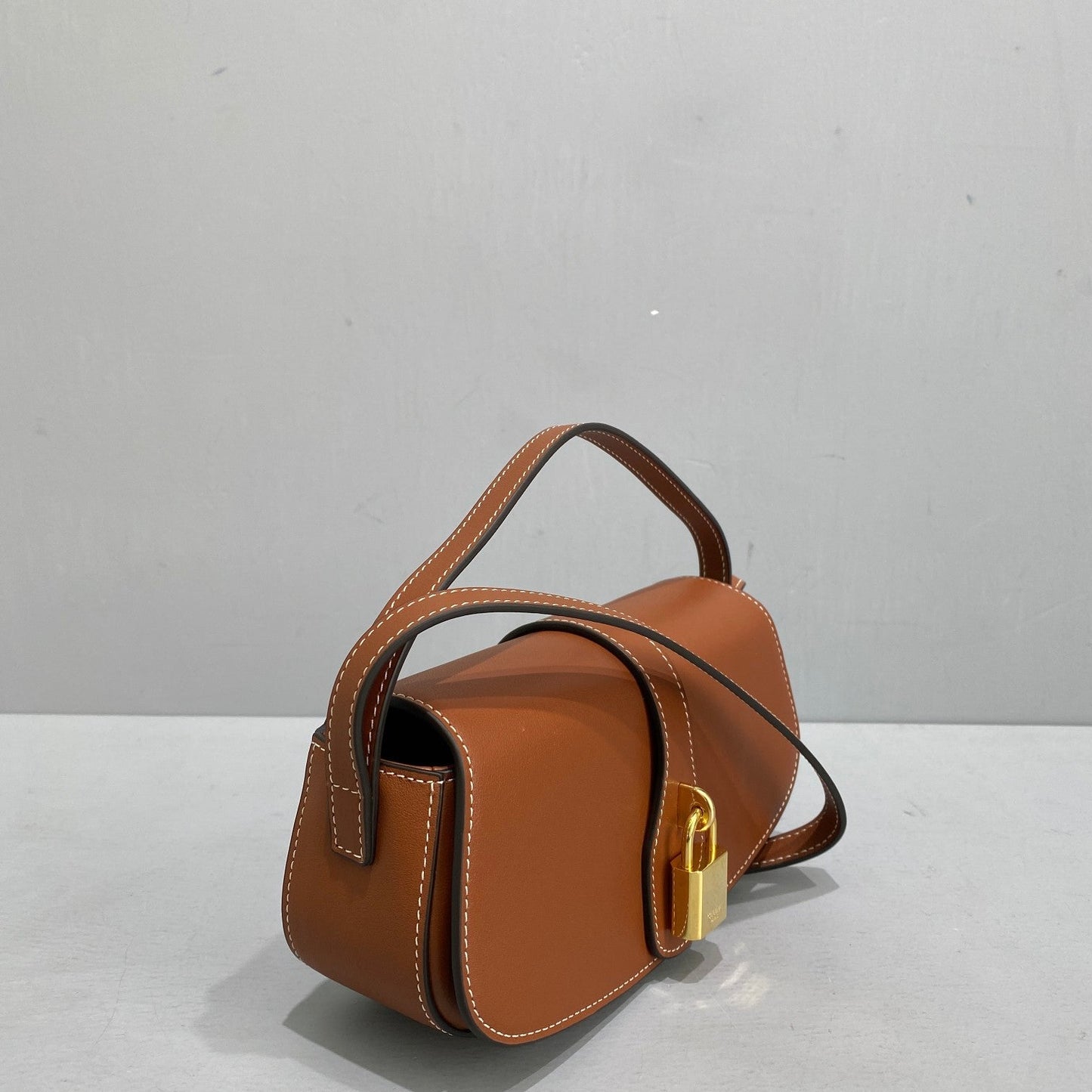 Top Quality Clutch On Strap Brown For Women 7in/18cm 10I593DQ1.04LU