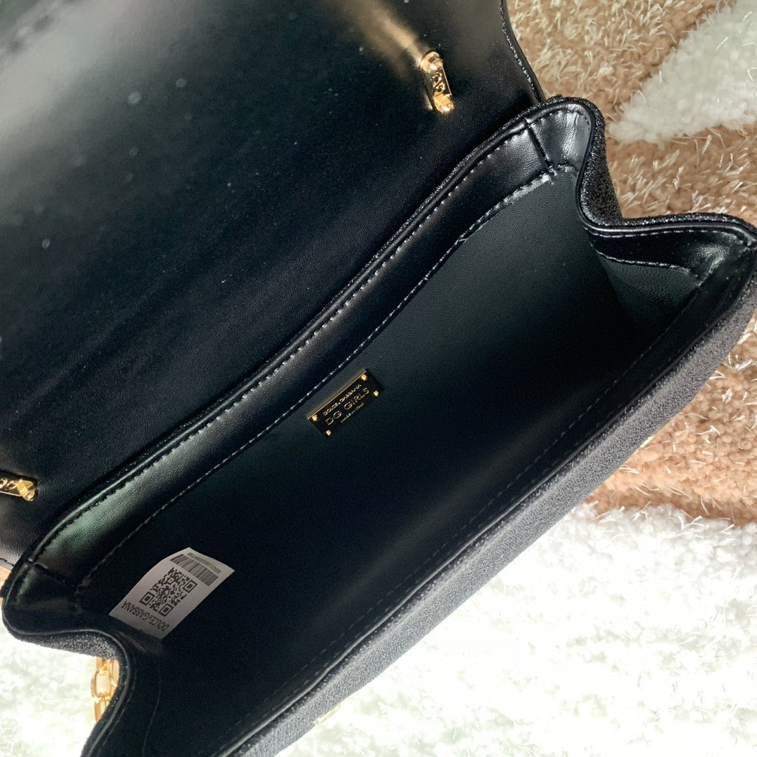 Top Quality Horseferry Print Quilted Small Lola Bag Monogram Black For Women, Bags 9in/23cm 80216191