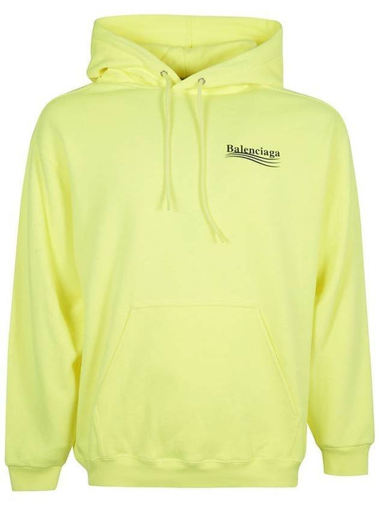 Luxury Balenciaga Trending 2025 Men's Political Wave Logo Hoodie Neon