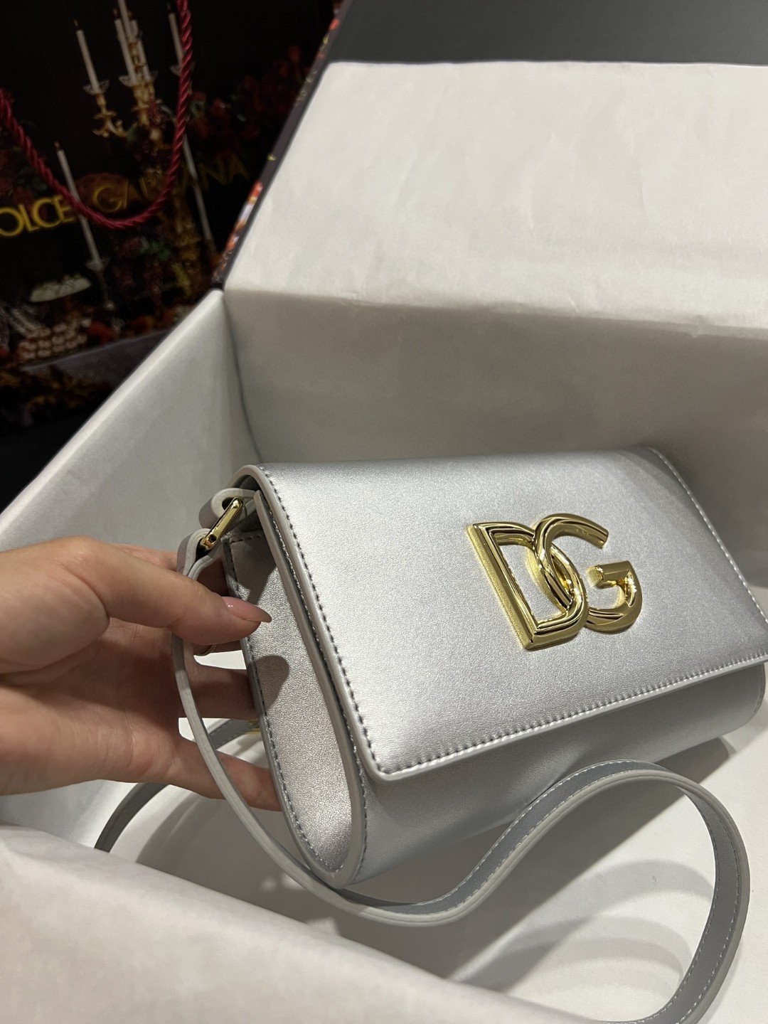 Top Quality 3.5 Clutch Silver For Women 8.3in/21cm Top Quality