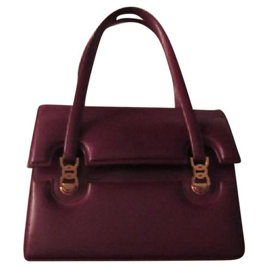 Gucci   Burgundy Leather Kelly Style Satchel!