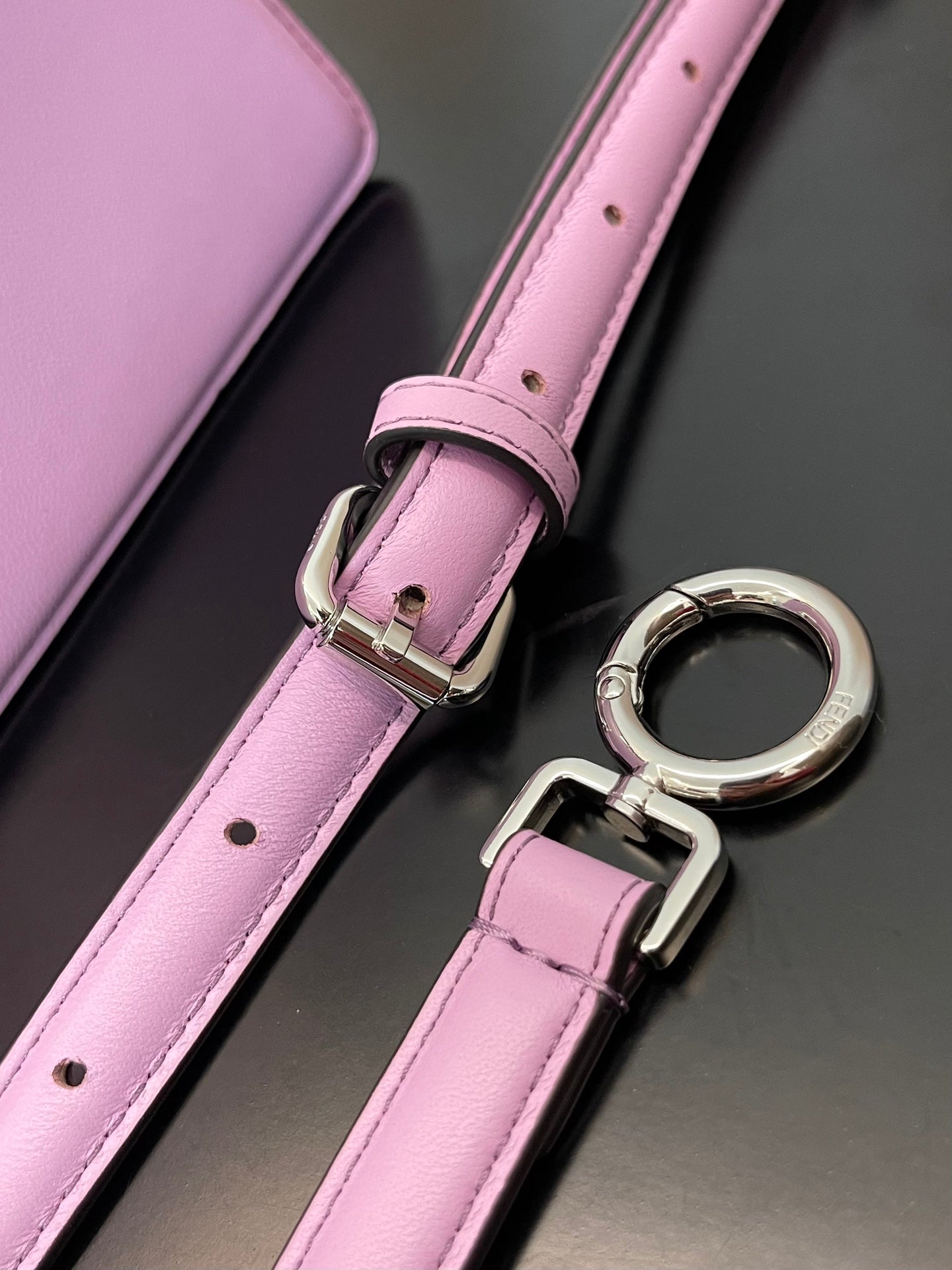 Top QualityTop Quality Peekaboo ISeeU Petite Light Purple Small Bag For Woman 20cm/8in