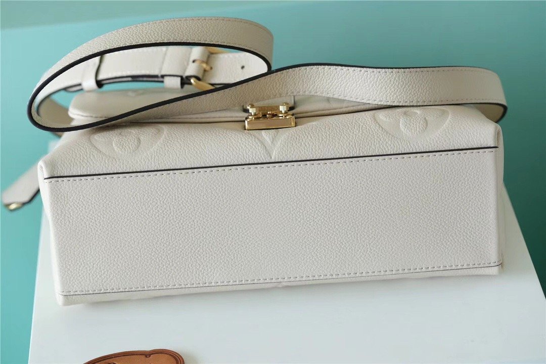 Top Quality Madeleine MM Monogram Empreinte Creme Beige For Women,  Shoulder and Crossbody Bags 11.8in/30cm Top Quality