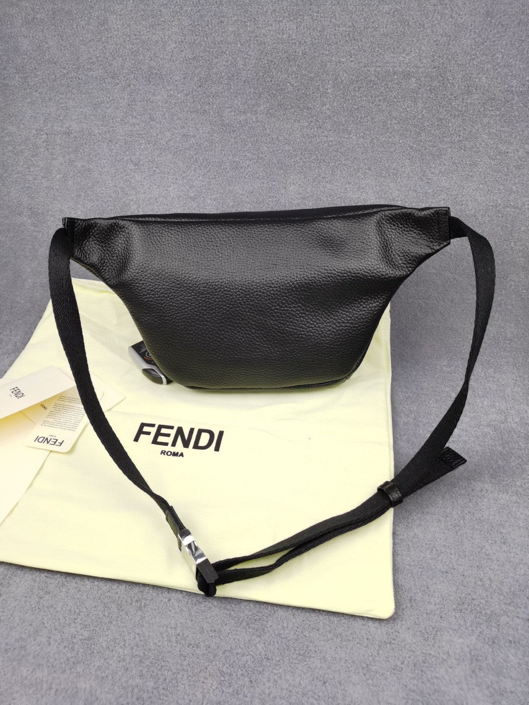 Top QualityTop Quality Little Monster Belt Bag Black/Yellow For Men, Men’s Bags 7.9in/20cm FF