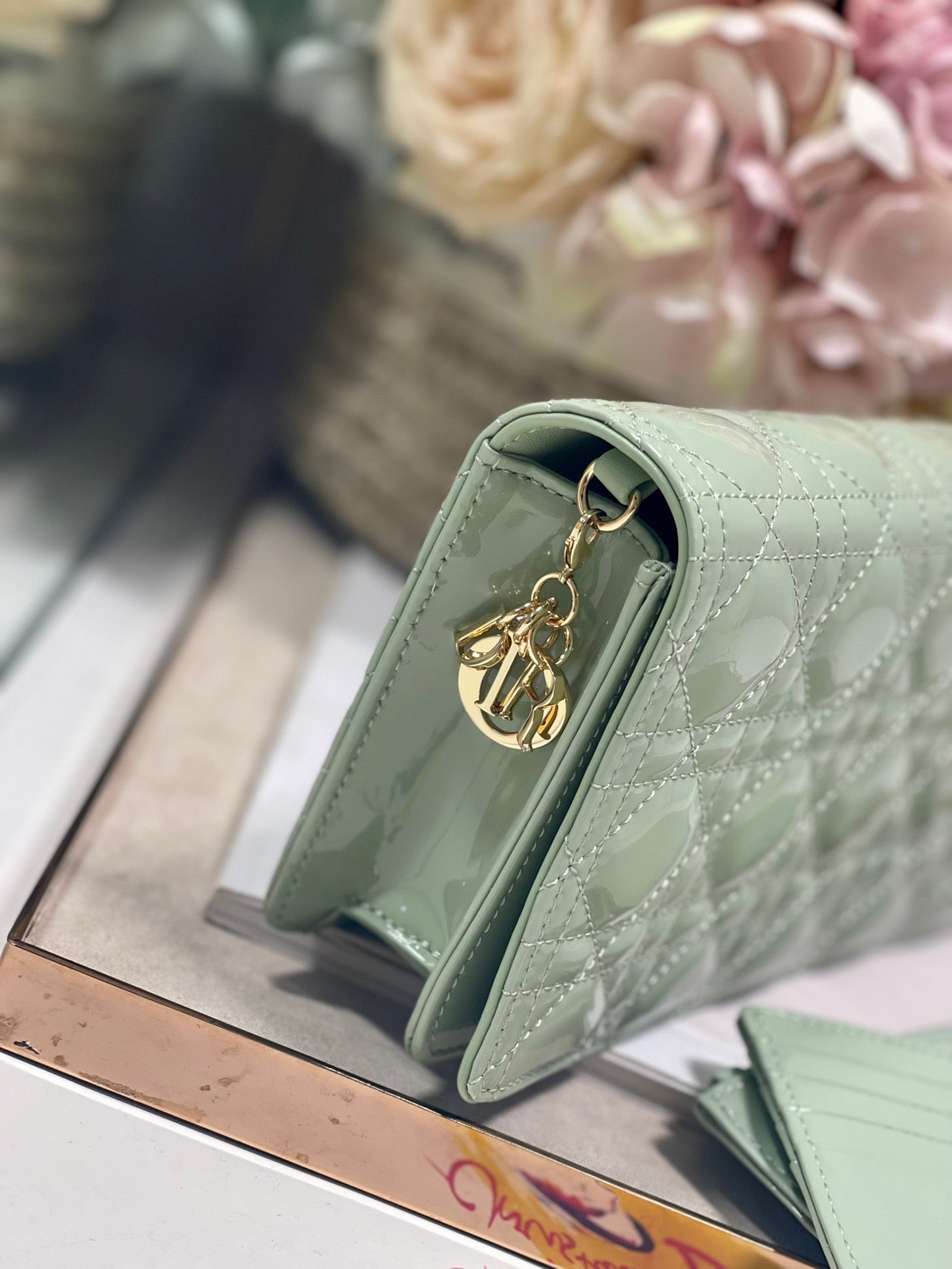 Top Quality Lady Pouch Seafoam, For Women, Womens Handbags 8.5in/21.5cm CD