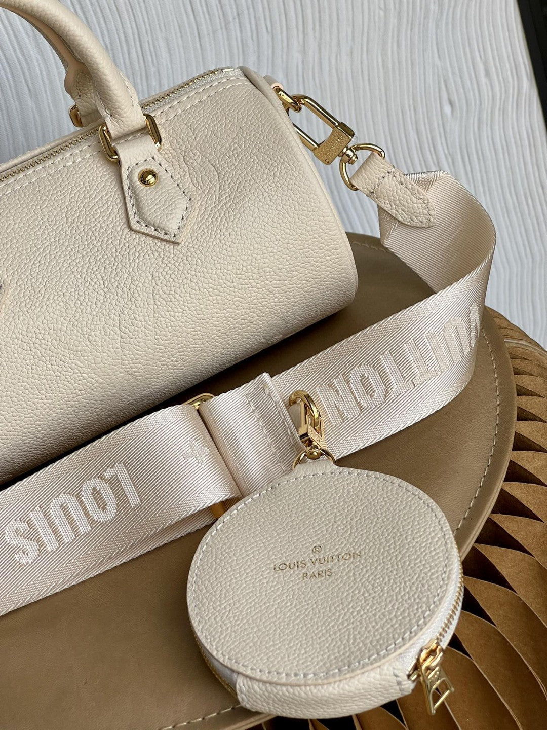 Top Quality Papillon BB Bag In Monogram Empreinte For Women 7.9in/20cm Crème Beige M45994