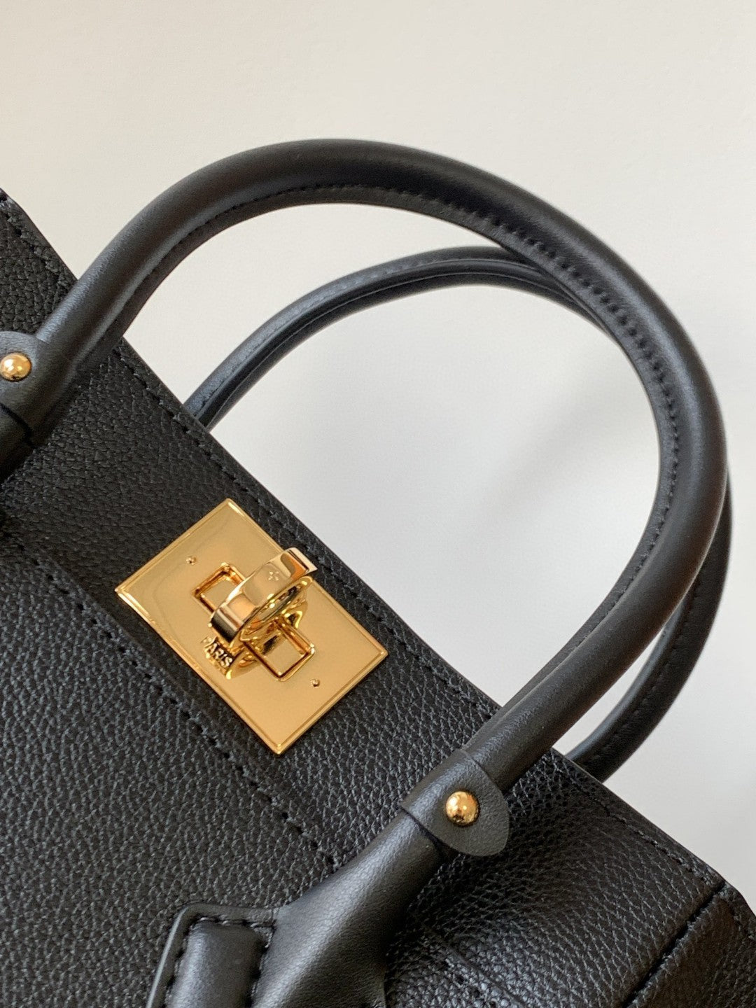 Top Quality On My Side PM Tote Bag Monogram Canvas Black For Women,  Shoulder Bags 9.8in/25cm Top Quality M57728