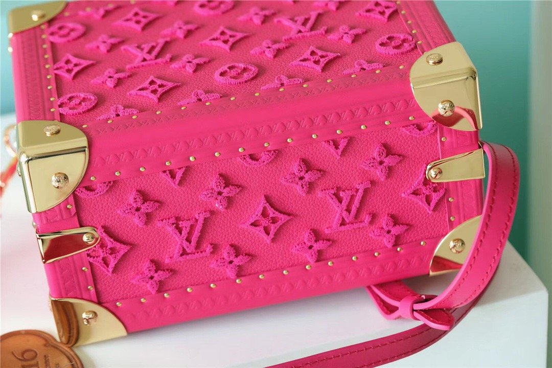 Top Quality Valisette Tresor Monogram Empreinte Pink For Women, Womens Bags, Shoulder And Crossbody Bags 9.4in/24cm Top Quality