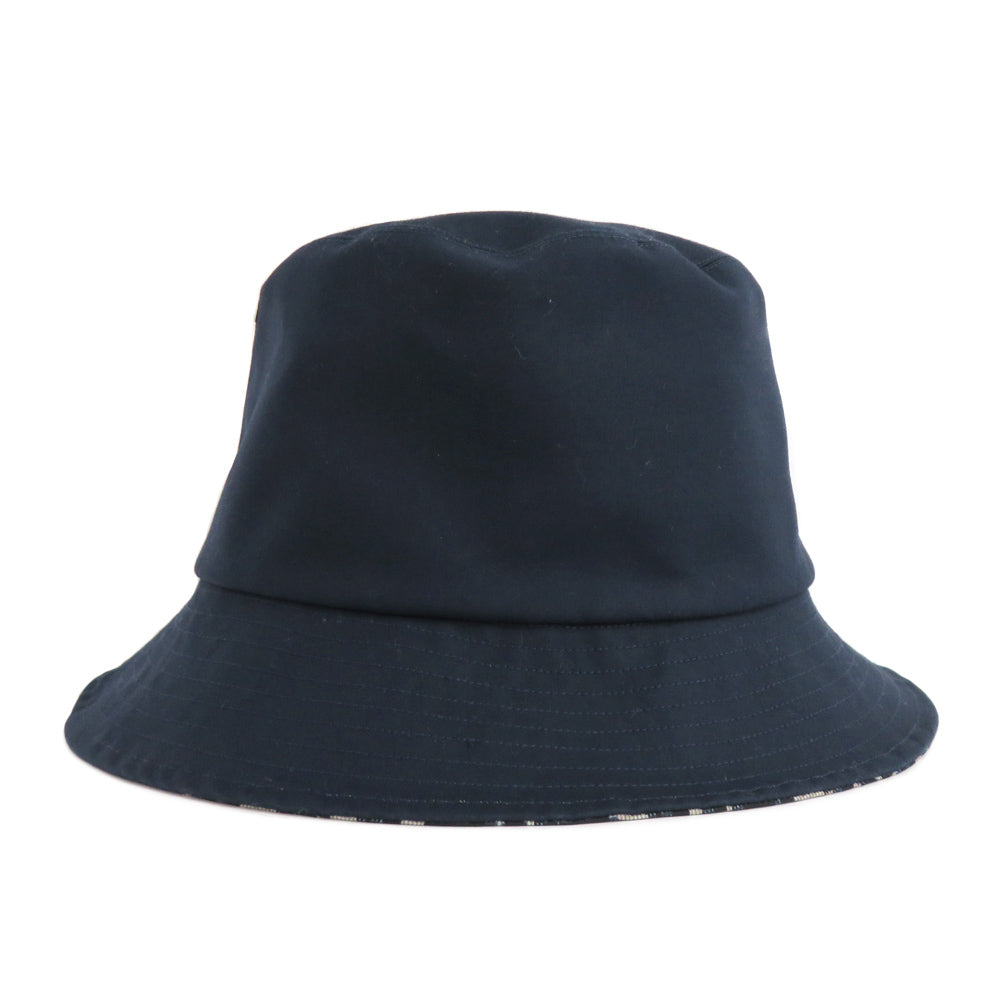 Dior TEDDY-D Bobby Hat 95TDD923A130  Blue Reverseible Bucket Hat  Cotton Blend Size 58 Small Hat  Beauty