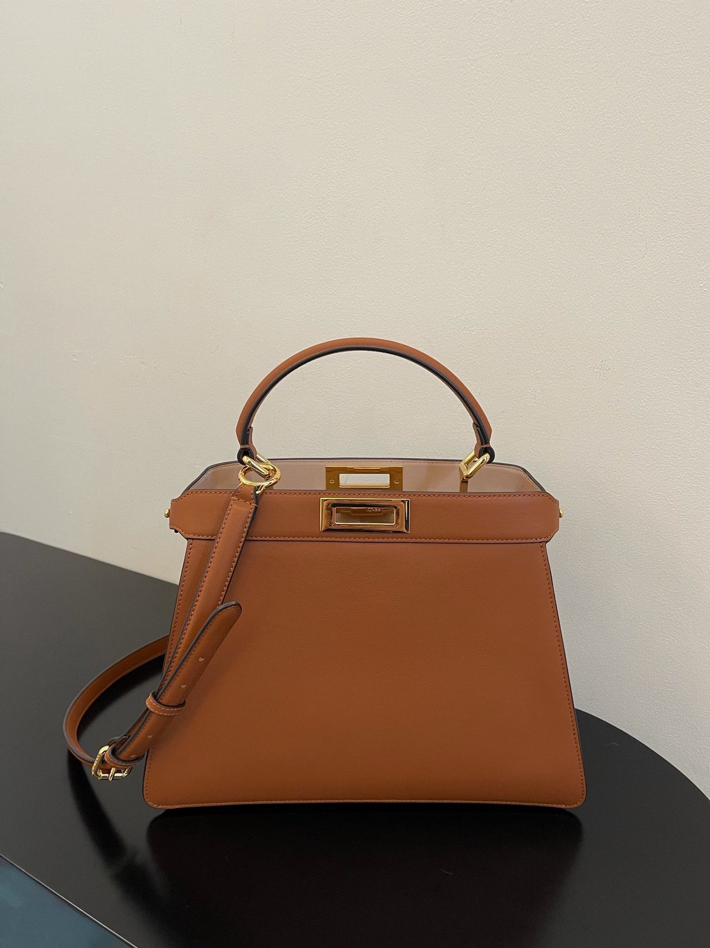 FI Top Quality ISeeU Petite Brown Small Bag For Woman 20cm/8in