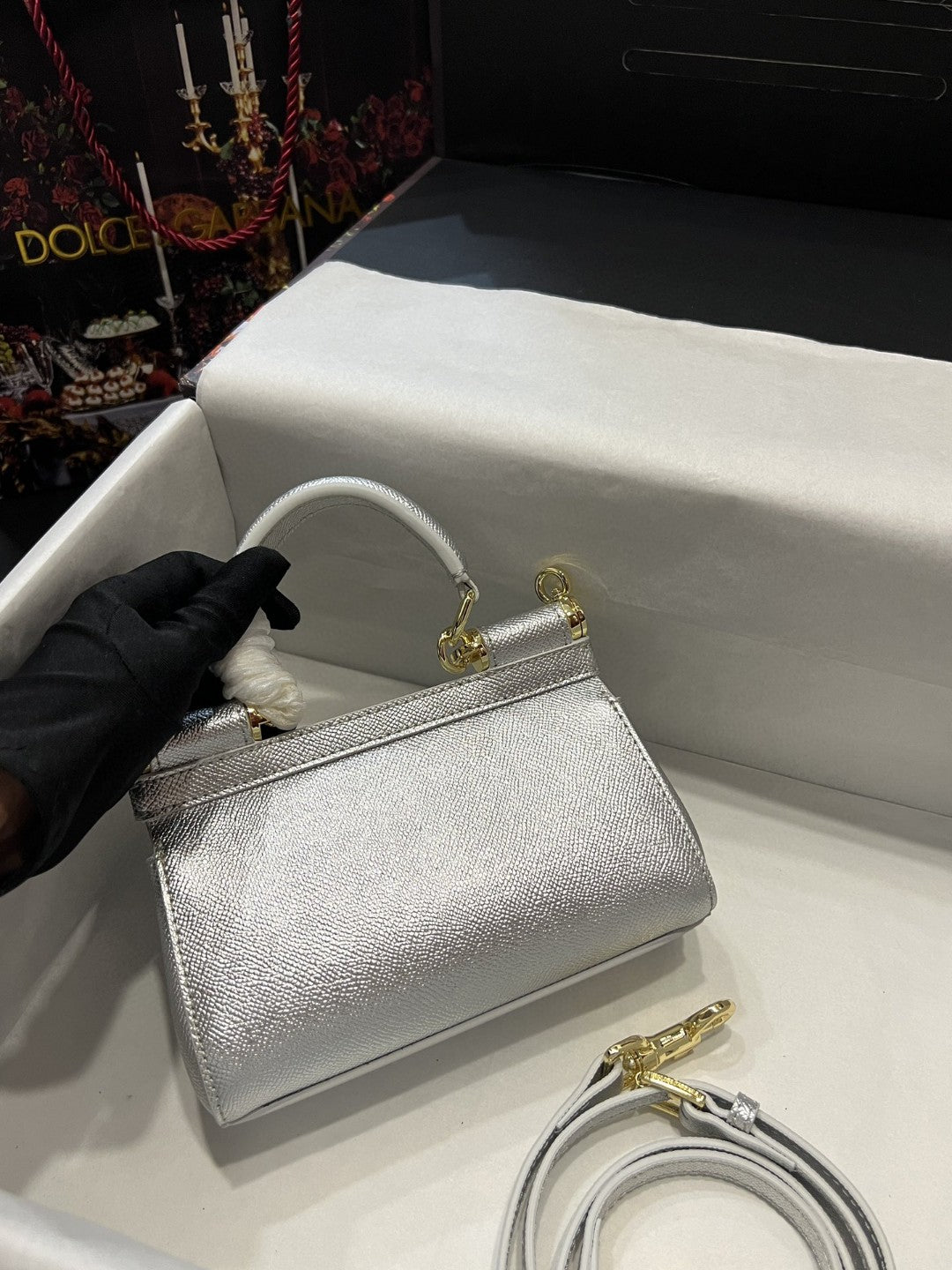 Top Quality Small Sicily Bag In Dauphine SiTop Qualityer For Women 7.5in/19cm Top QualityÂ 