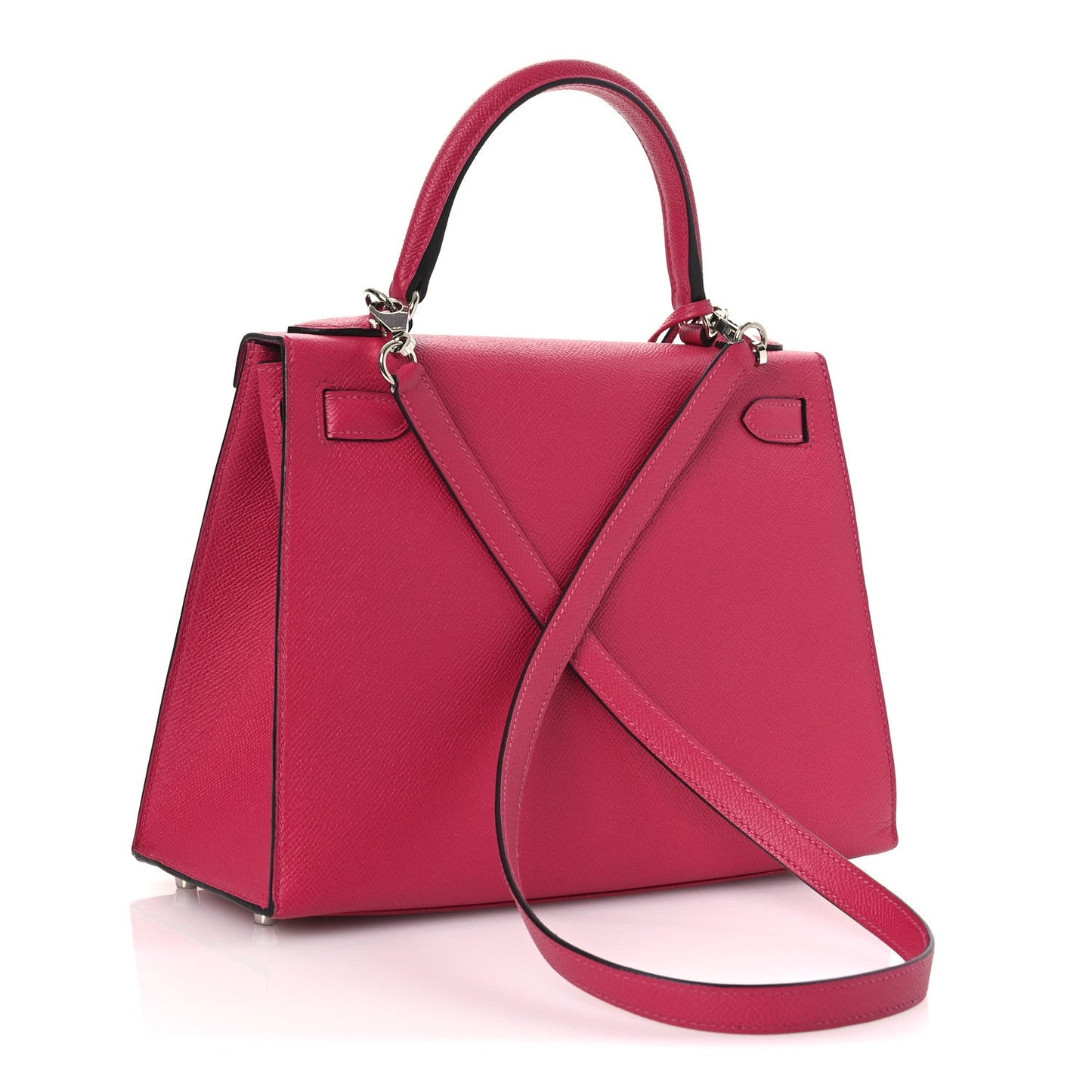 Hermes Epsom Verso Kelly Sellier 28 Framboise Prune
