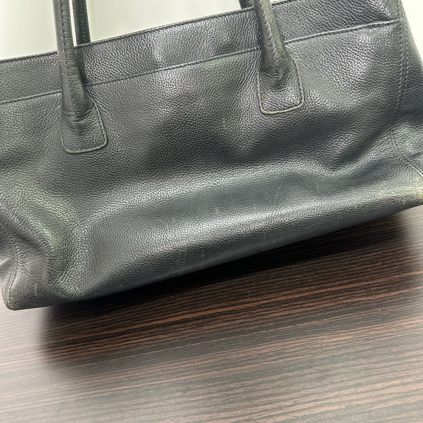 CHANEL | Bags | Chanel Black Calfskin Mademoiselle Lock Executive Cerf Tote Bag LB120068