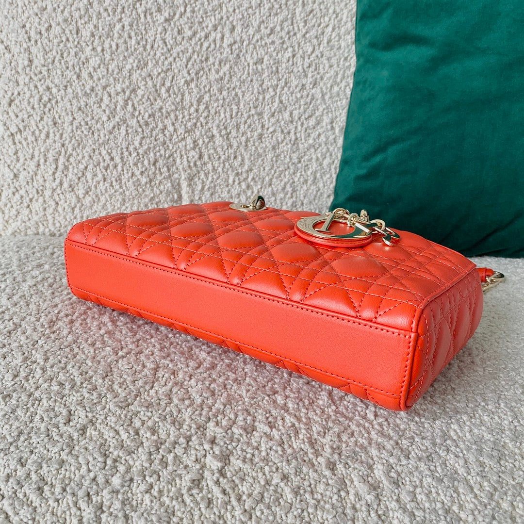 Top Quality Lady D-Joy Bag, Orange Handbags, 26cm CD