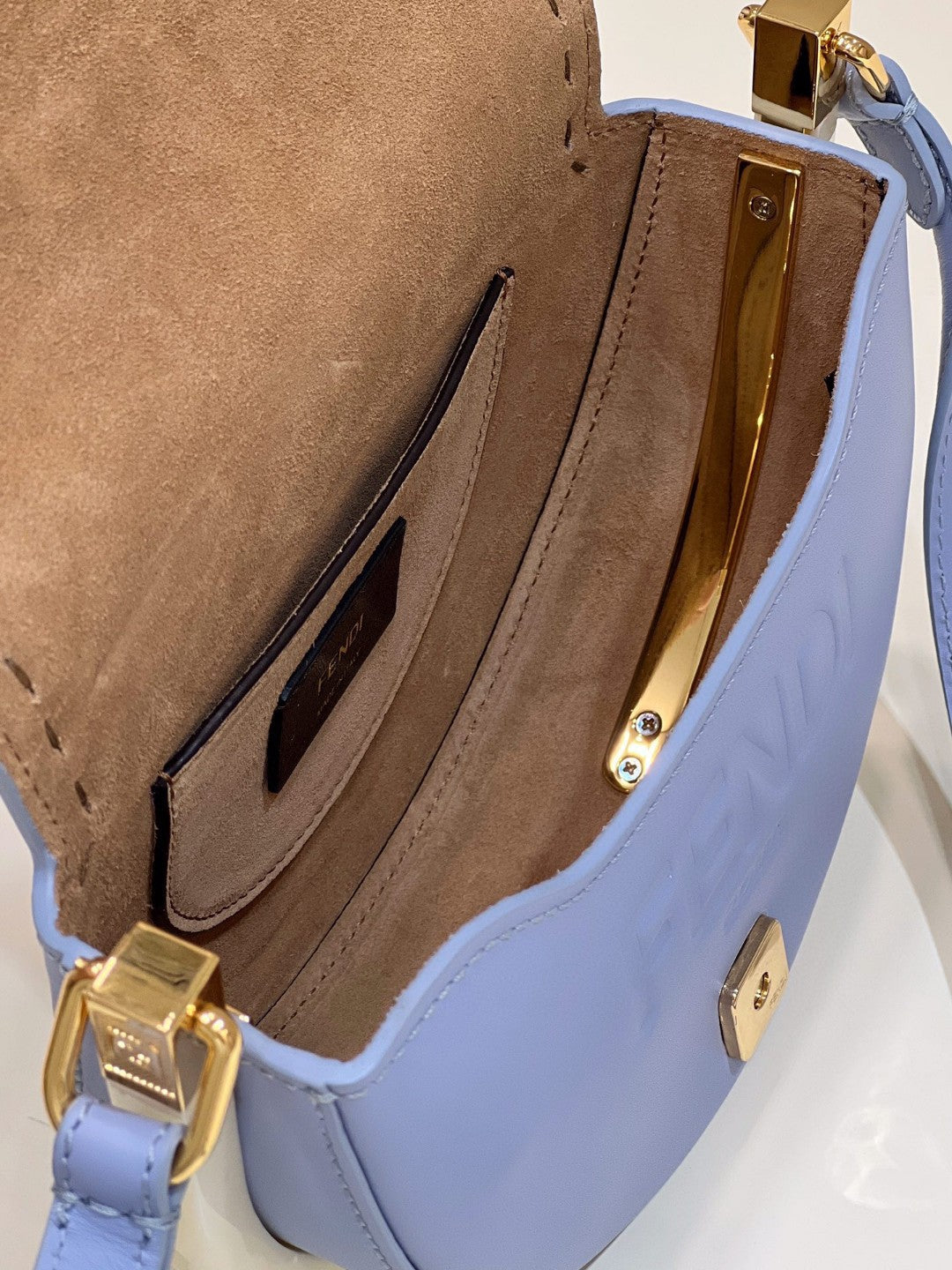 Top QualityTop Quality Moonlight Saddle Blue Bag For Woman 19cm/7.5in