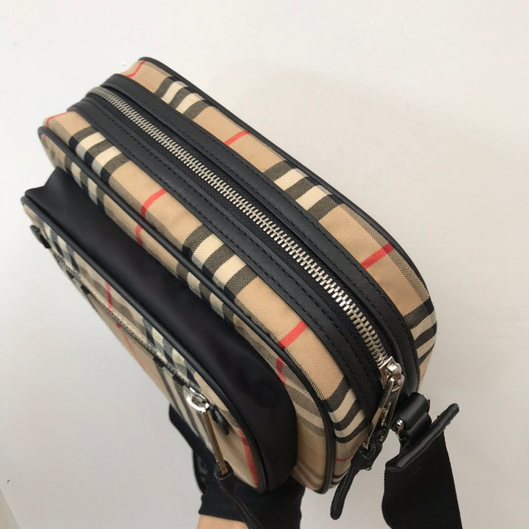 Top Quality  Check And Crossbody Bag For Men, Bags 8.6in/22cm