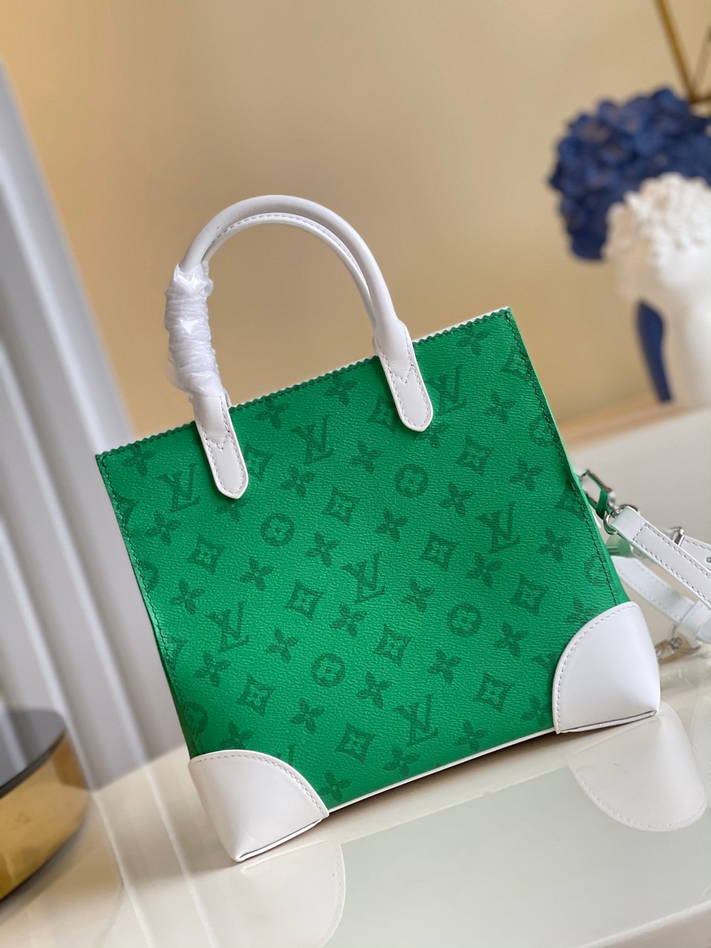 Top Quality Litter Bag  Monogram Canvas Green By Virgil Abloh For Men, Mens Bags, Shoulder And Crossbody Bags 9.4in/24cm Top Quality M80815