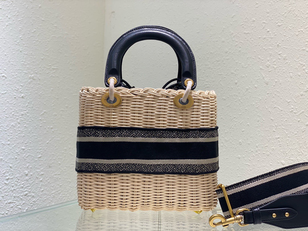 Top Quality Mini Lady Bag Black, For Women, Womens Handbags 17cm/6.5in CD M0505CMVO_M808