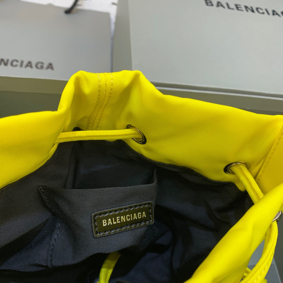 Balen Le Cagole MeTop Qualityum Bucket Bag In Yellow, For Women,  Bags 11.8in/30cm