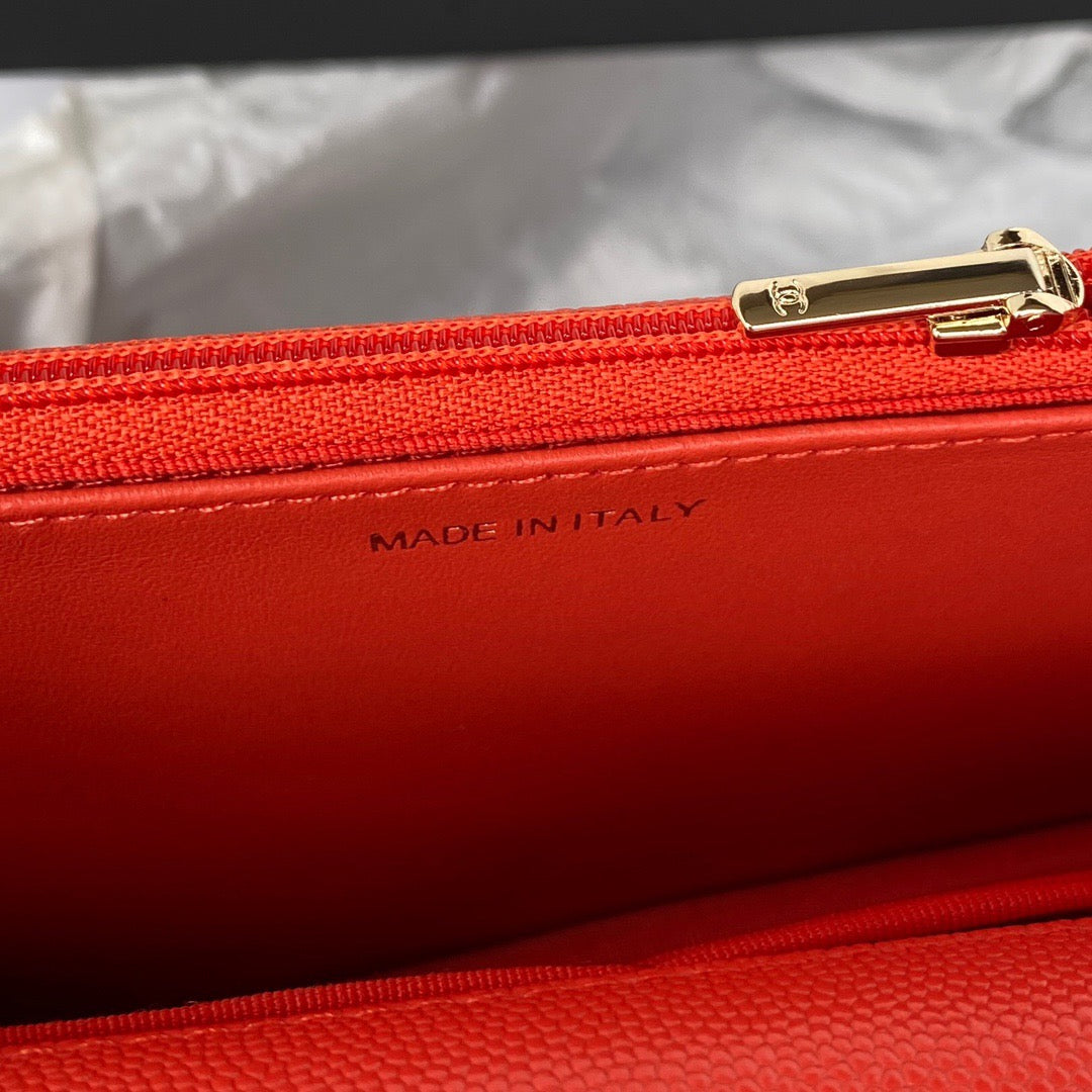 CHLSmall Top Qualityap Bag Gold Hardware Red For Women Handbags, Shoulder Bags 7.5in/19cm AP2840