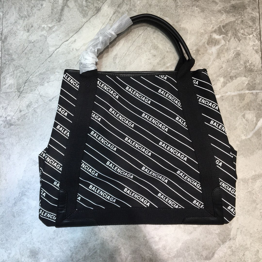 Top Quality Navy MeTop Qualityum Cabas Tote Bag In Black, For Women,  Bags 14.1in/36cm