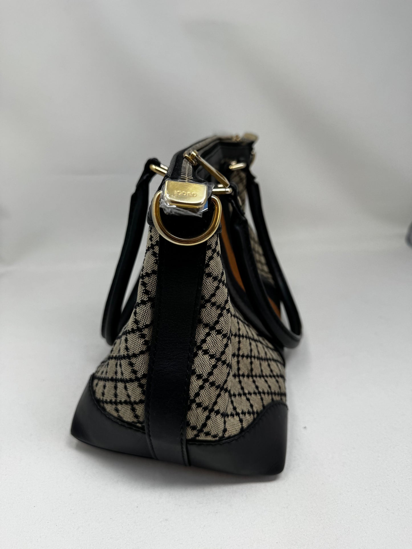 Gucci | Bags | Gucci Diamante way Beigeblackbrown Ladies Canvas Leather Tote Bag BJ-