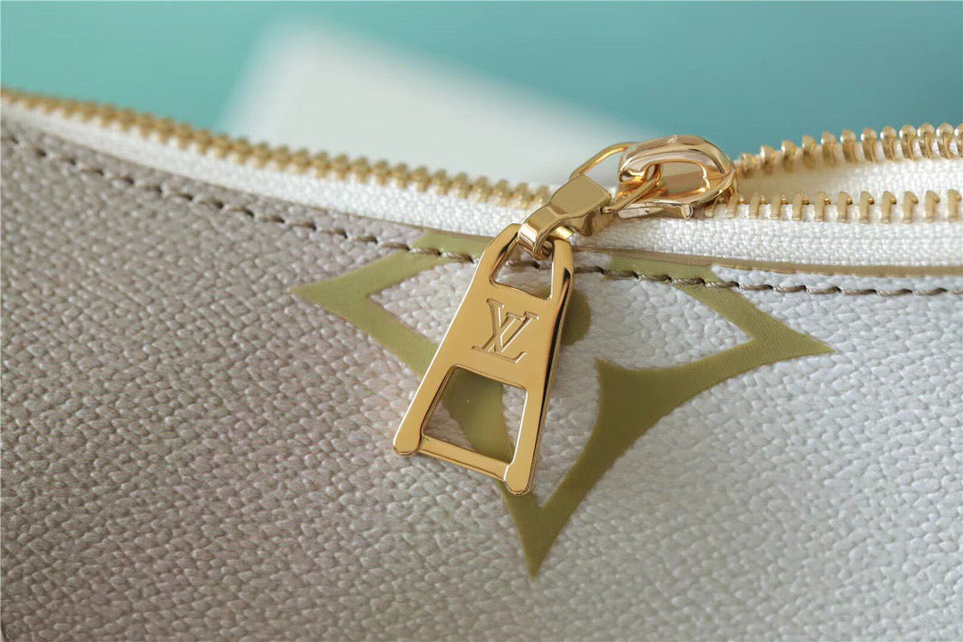 Top Quality Neverfull MM Monogram Canvas Sunset Kaki For Women,  Shoulder and Crossbody Bags 9.4in/24cm Top Quality M59861