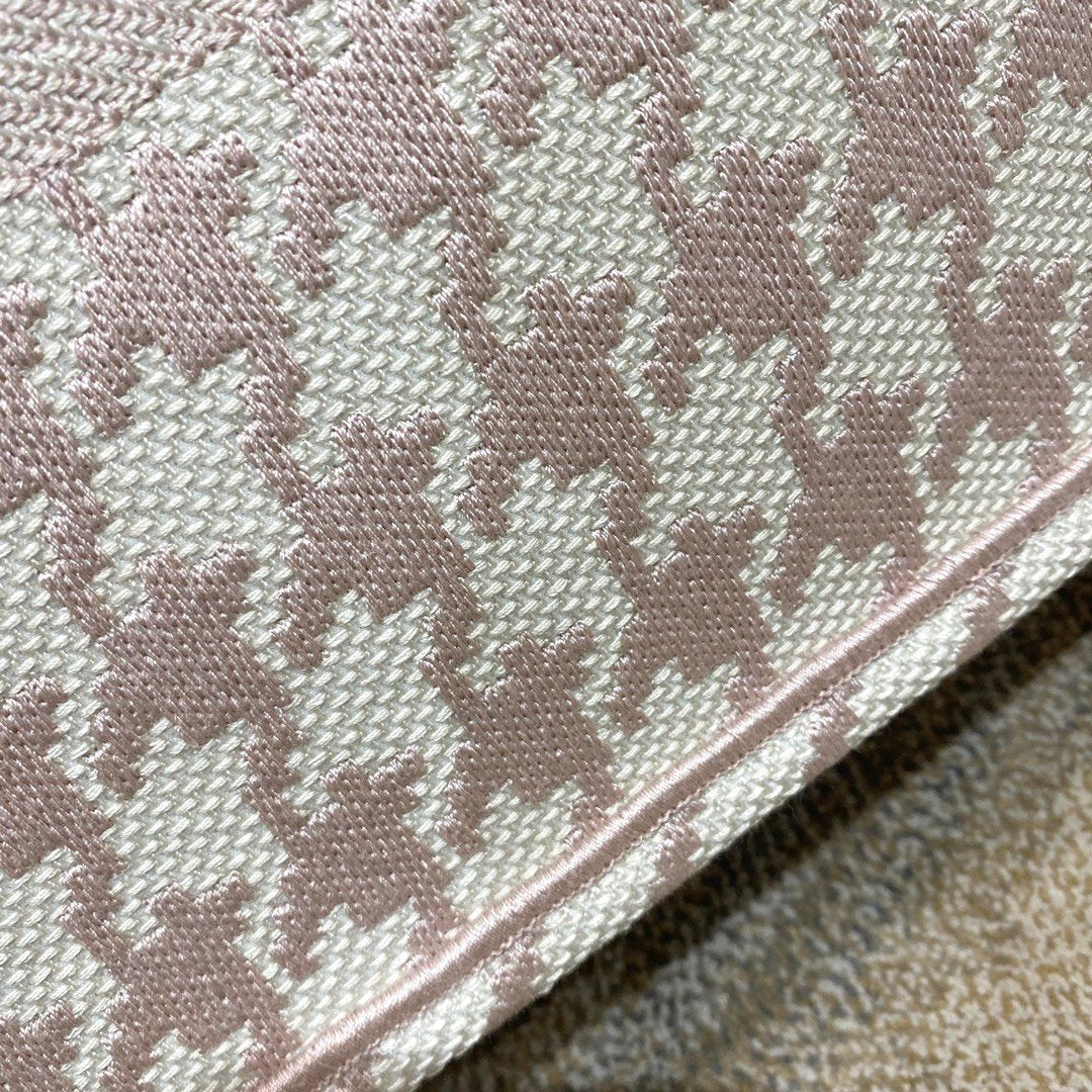 Top Quality MeTop Qualityum Book Tote Pastel Houndstooth Embroidery, Pastel, For Women Womens Handbags, Shoulder Bags, 36cm CD