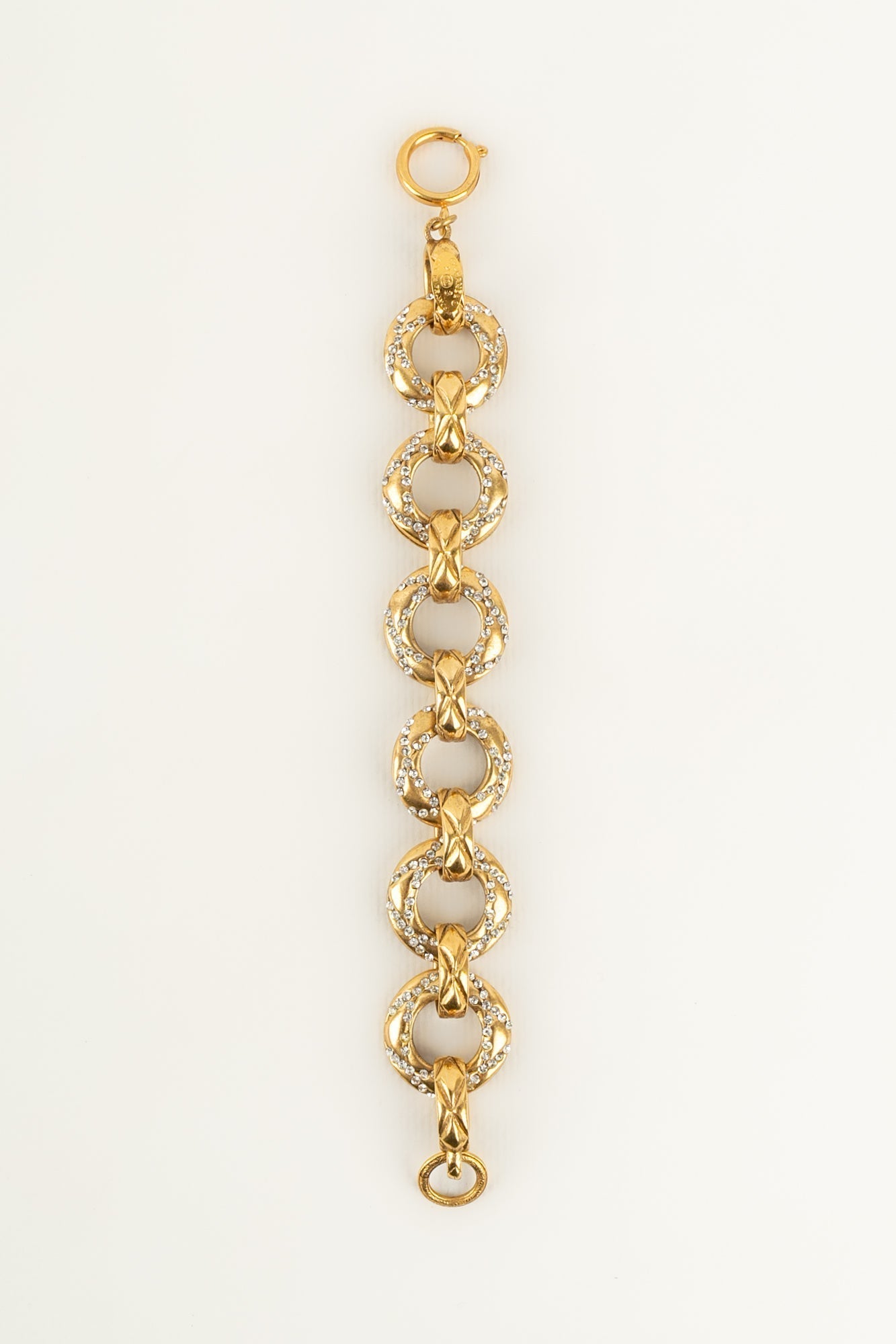 Bracelet doré Chanel