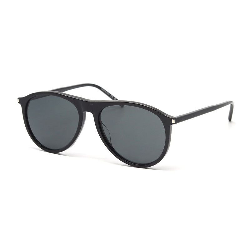 Saint Laurent Sunglasses Aviator Full Rim, Black Frame and Black Lens SL667001