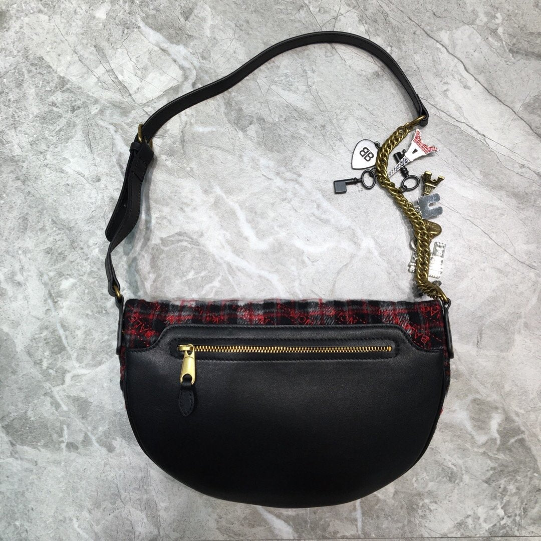 Top Quality Souvenir XXS Belt Bag In Checkered Red, For Women,  Bags 11.8in/30cm