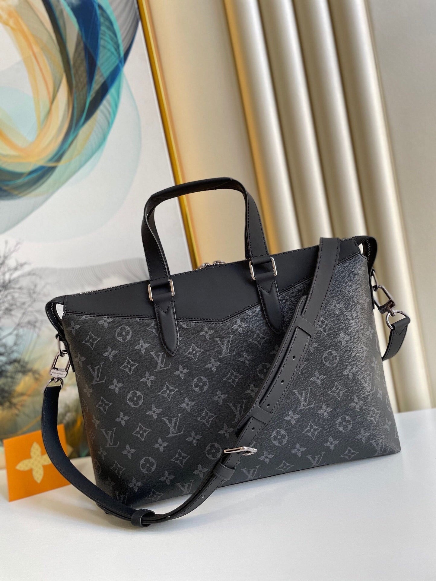 Top Quality Briefcase Explorer Monogram Eclipse Canvas For Men, Bags, Shoulder And Crossbody Bags 15.4in/39cm Top Quality M40566