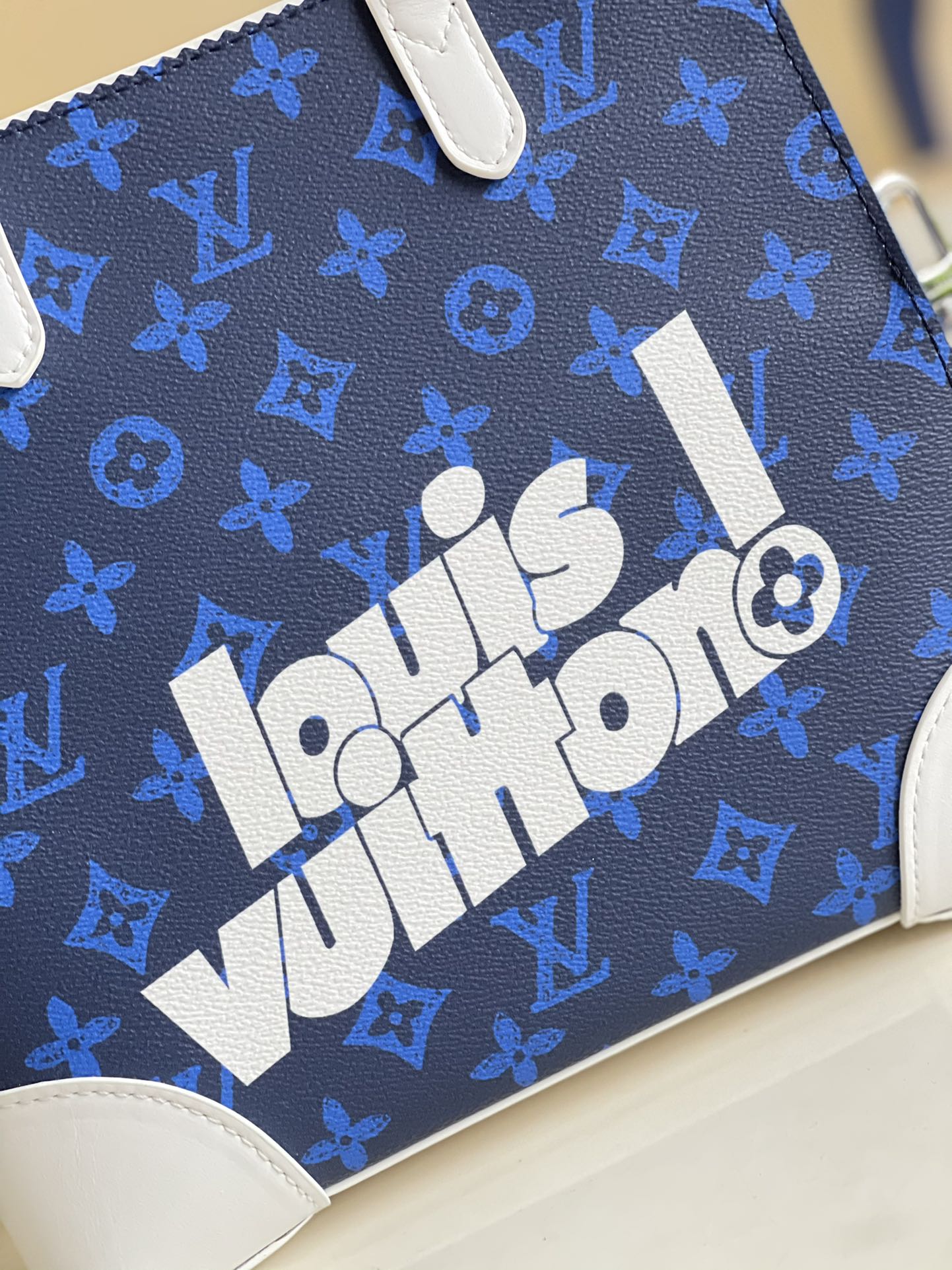 Top Quality Litter Bag  Monogram Canvas Blue By Virgil Abloh For Men, Mens Bags, Shoulder And Crossbody Bags 9.4in/24cm Top Quality