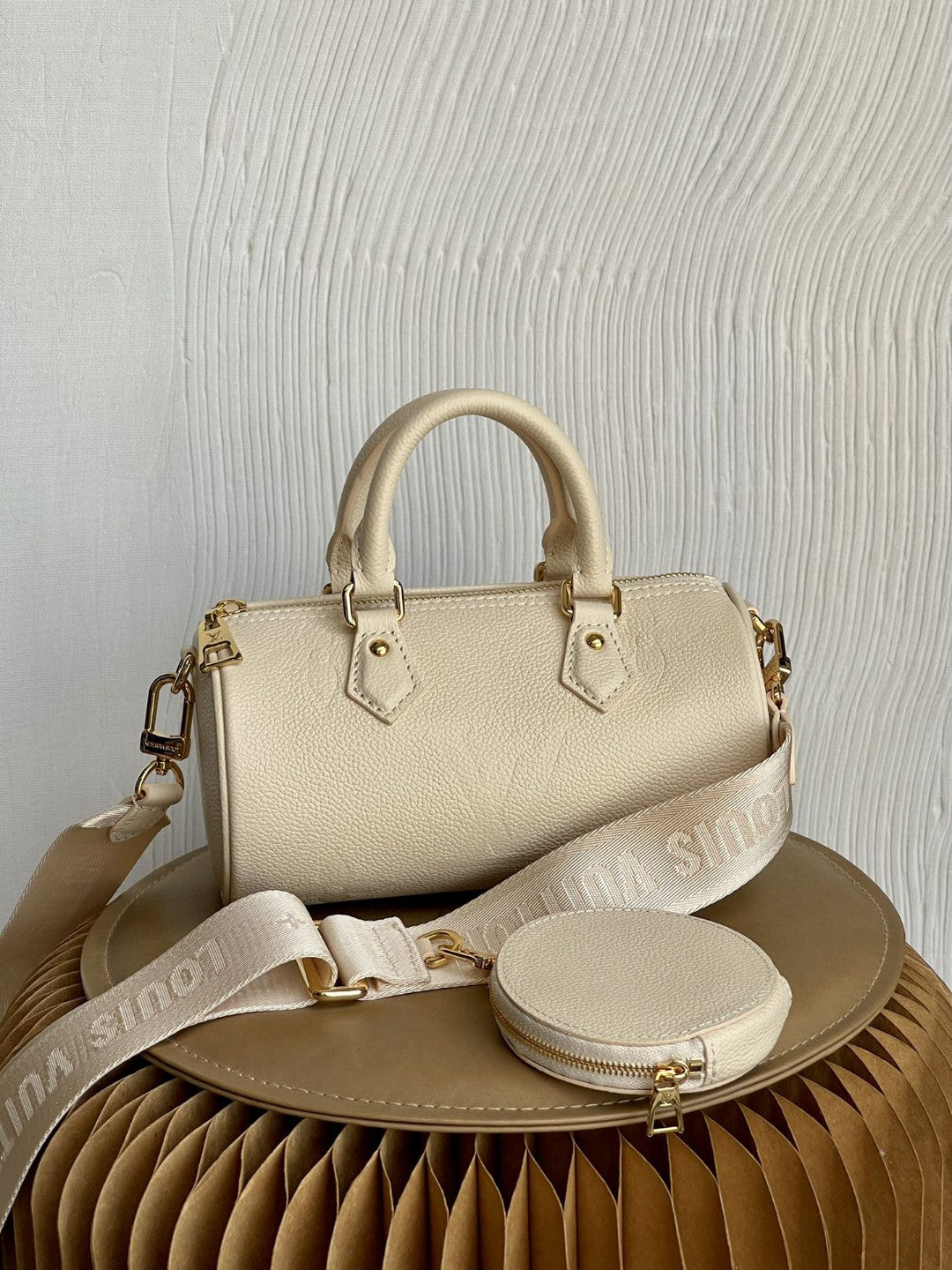 Top Quality Papillon BB Bag In Monogram Empreinte For Women 7.9in/20cm Crème Beige M45994