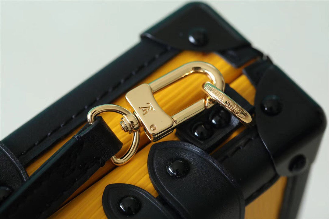 Top Quality Petite Malle Epi Yellow For Women,  Shoulder And Crossbody Bags 7.9in/20cm Top Quality 
