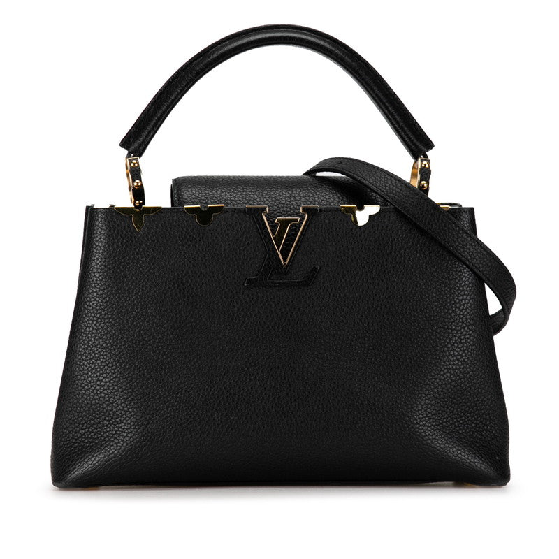 Louis Vuitton MM Handbag 2WAY M54663 Black G Leather  Louis Vuitton