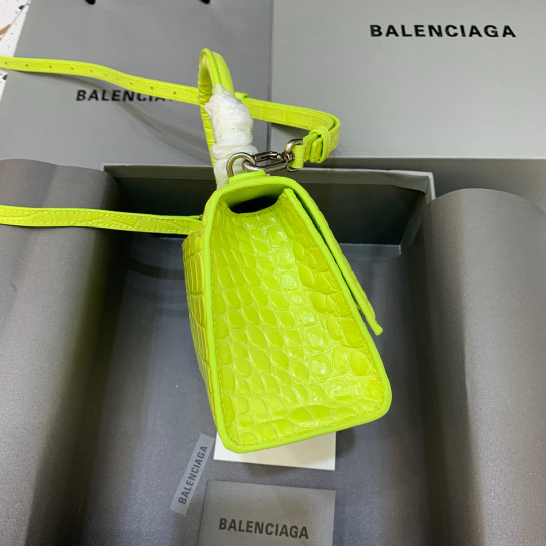 Top Quality Hourglass XS Handbag In Light Green, For Women,  Bags 7.4in/19cm